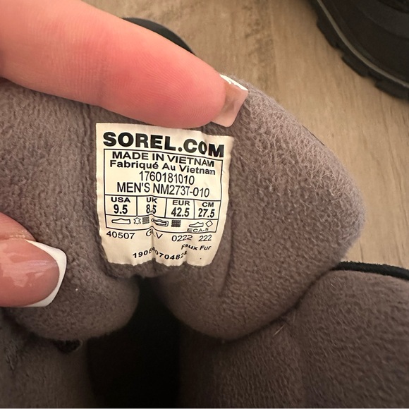 SOREL - Men's Buxton Lace Waterproof Winter Boot Size 9.5 - Picture 4 of 5